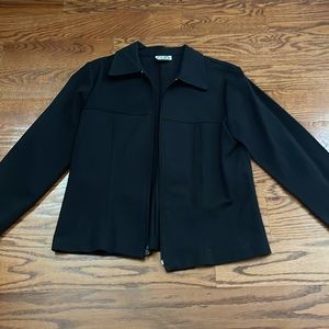 Black Lightweight Zip-up jacket